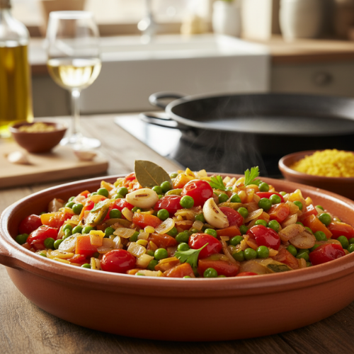 Mélanges de légumes à paëlla