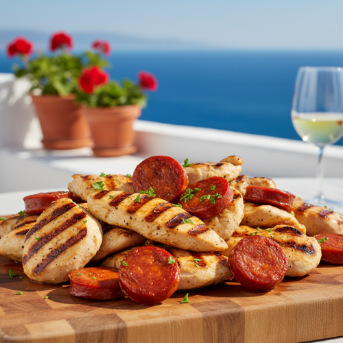 Poulet - chorizo