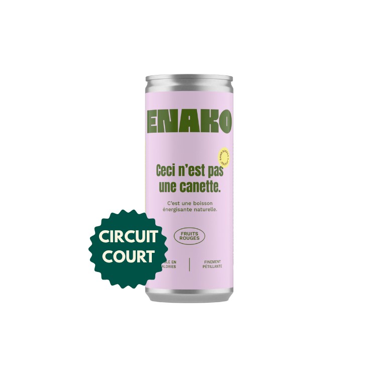 Boisson énergisante naturelle saveur Fruits rouges